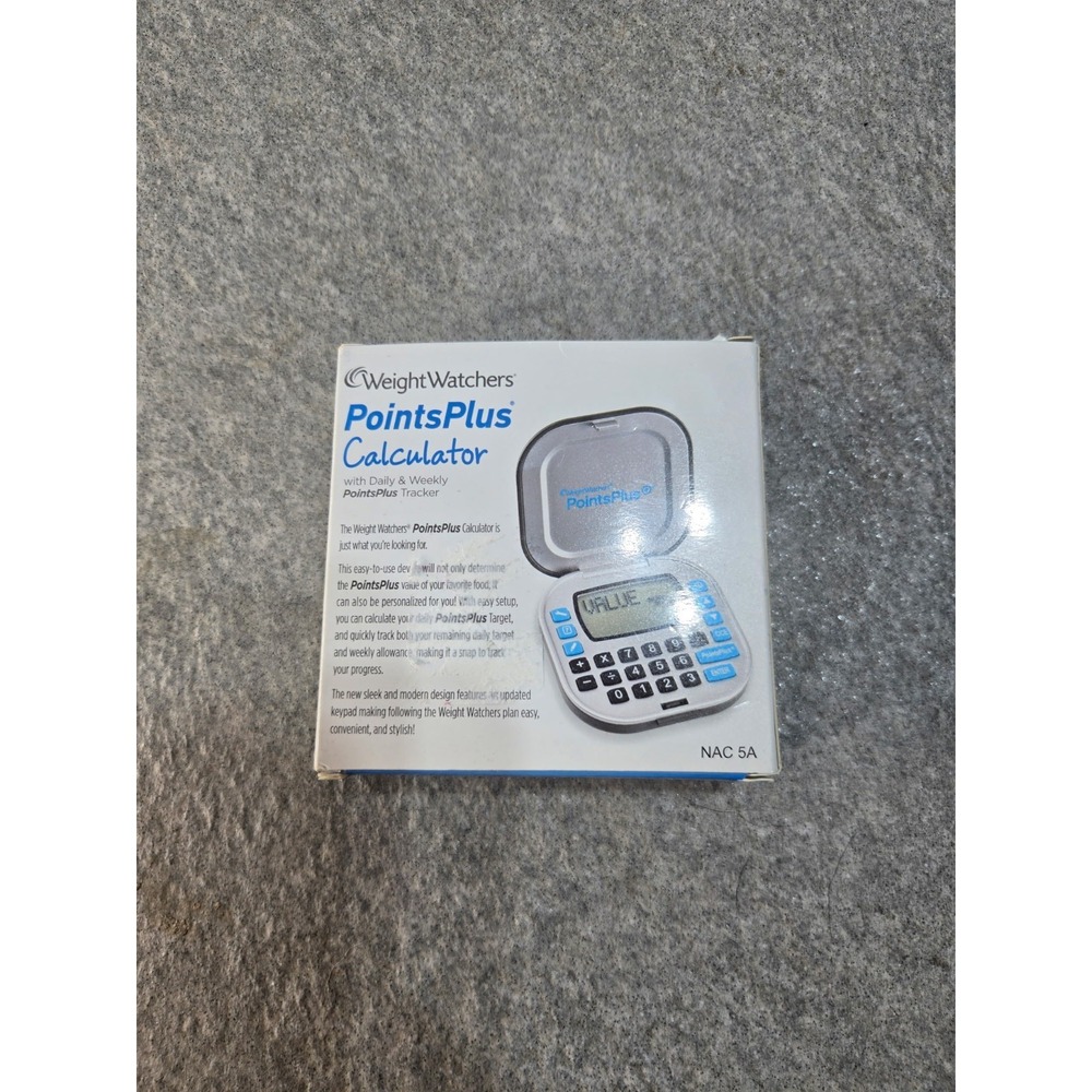 USED Weight Watchers PointsPlus Calculator Daily Weekly Tracker Works READ DESC